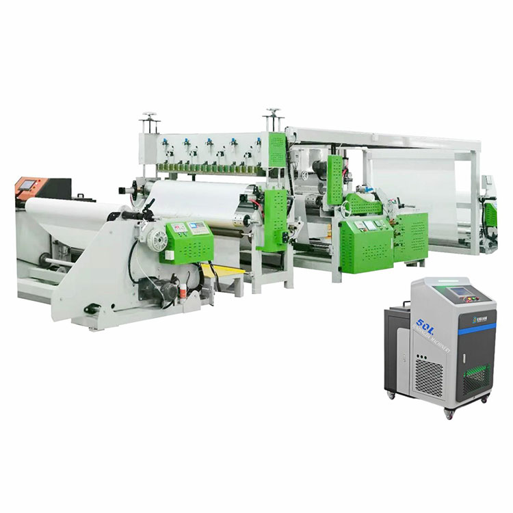 2-layer na Hot Melt Glue Spray Laminating Machine